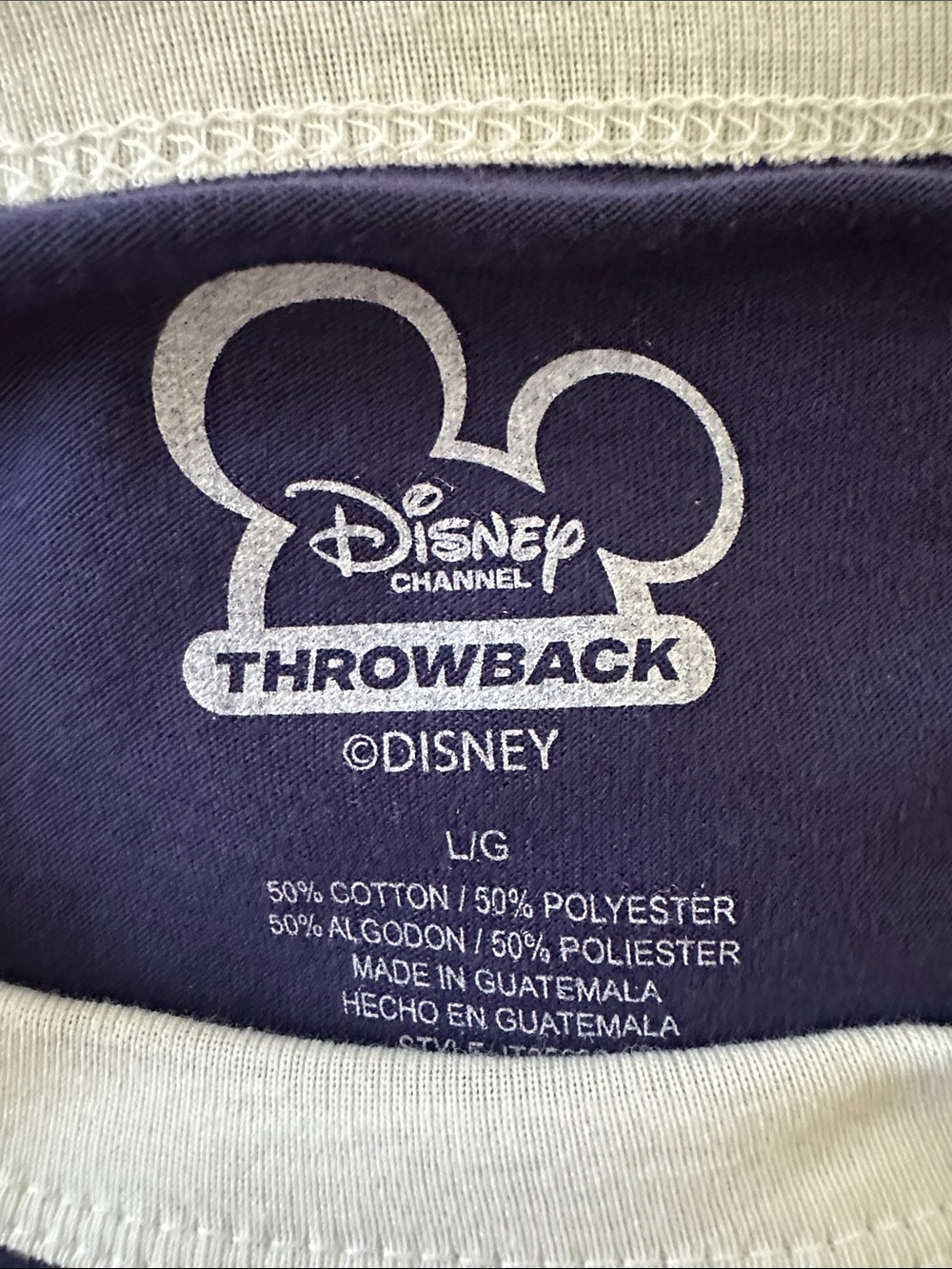 Disney Navy Ringer Tee with Kim Possible Graphic - Picture 4 of 5